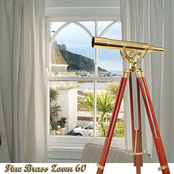 Fine Brass Zoom 60mm spotting scope (Deluxe display) 